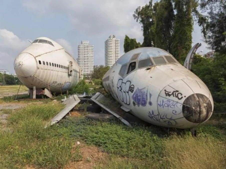 Graveyard of Plane, Thailand graveyard of planes